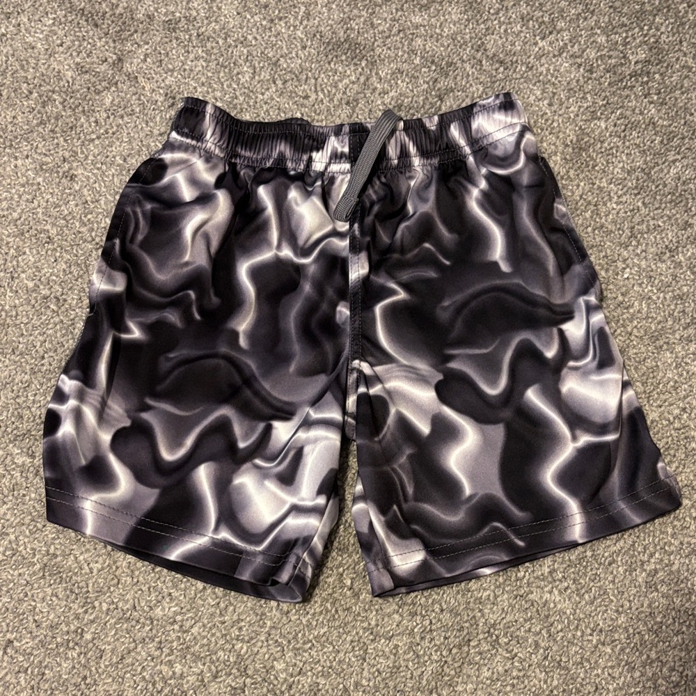 Athletic Works Kids Black and Gray Shorts